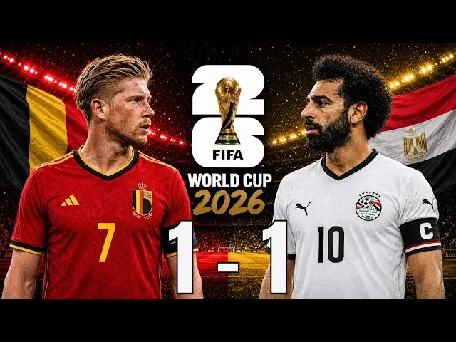 Bỉ vs Ai Cập 1-1: Salah kiến tạo, Ashour khai bàn, De Bruyne chuyền, Meunier kiến tạo, Lukaku áp sát, Hany phản lưới nhà, chia điểm tiếc nuối 
