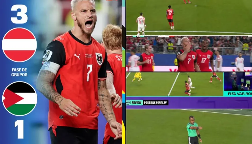 Áo vs Jordan 3-1: Schmid ghi siêu phẩm khai bàn, Yazan Al Arab phản lưới nhà, lão tướng Arnautovic chốt hạ chiến thắng trên chấm penalty