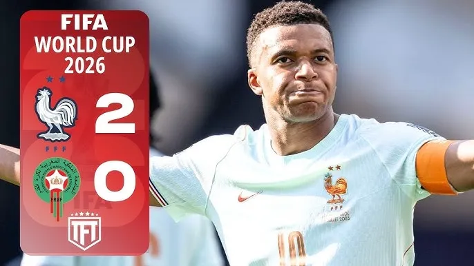 Pháp vs Morocco 2-0: Hiệp 2 bùng nổ, Mbappe, Dembele tỏa sáng, đoàn quân HLV Deschamps bước tiếp vào bán kết World Cup 2026