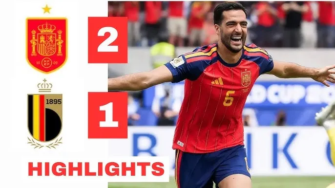 Tây Ban Nha vs Bỉ 2-1: Ruiz, Merino toả sáng, loại Kevin De Bruyne, Lukaku giành vé gặp Argentina ở bán kết World Cup 2026