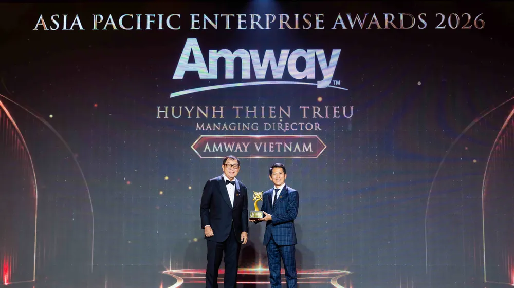 Tổng Giám đốc Amway Việt Nam được vinh danh Doanh nhân xuất sắc châu Á năm thứ 2 liên tiếp