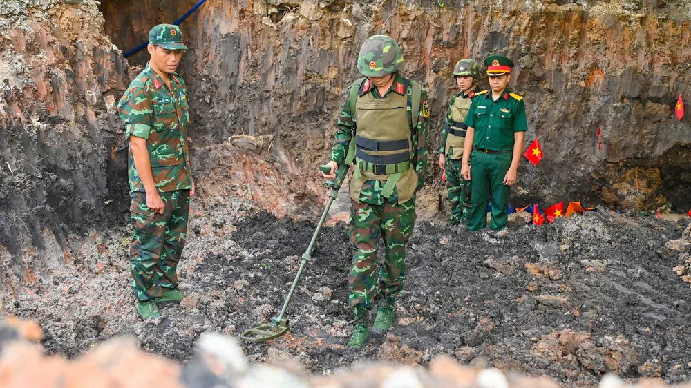 Mở rộng khu vực tìm kiếm hài cốt liệt sĩ ở Công viên Lê Thị Riêng