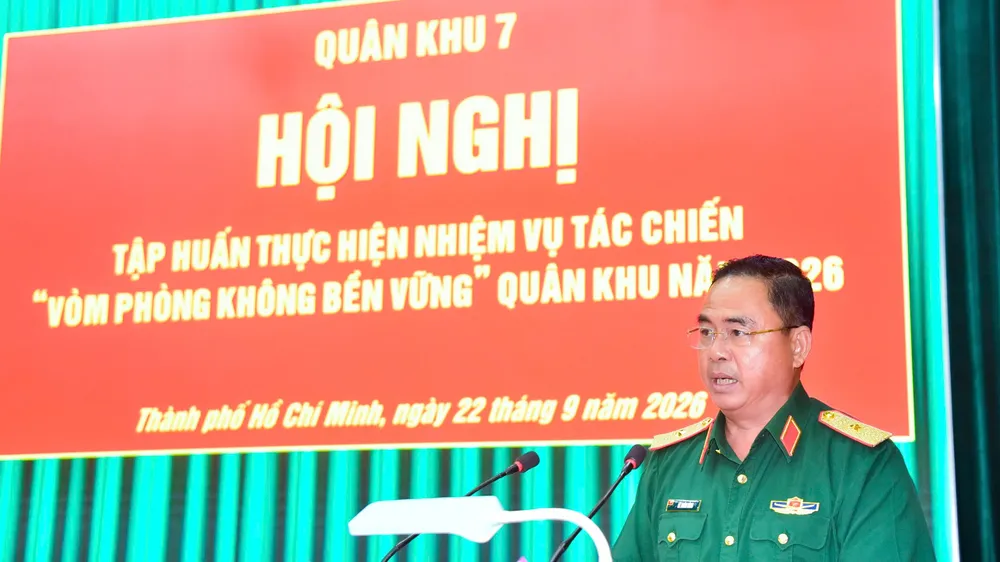 Quân khu 7 tập huấn nhiệm vụ tác chiến “Vòm phòng không bền vững”