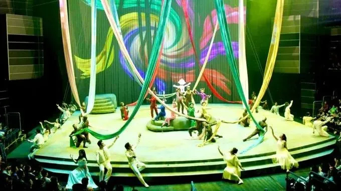 Chương trình nghệ thuật Mơ show diễn ra tại Rạp xiếc và biểu diễn đa năng Phú Thọ (phường Phú Thọ, TPHCM). Ảnh: DŨNG PHƯƠNG