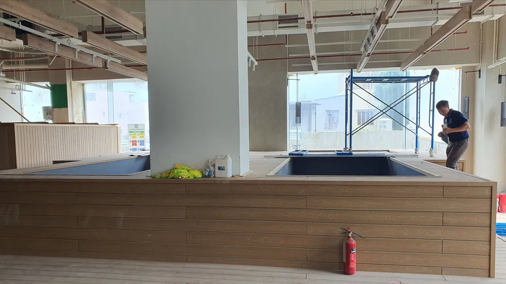 Tùy tiện xây hồ ngâm, bể sục trong chung cư