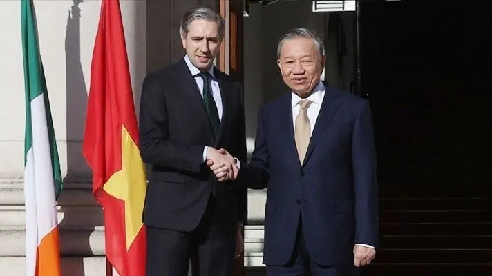 Thúc đẩy hợp tác trên nhiều lĩnh vực giữa Việt Nam và Ireland