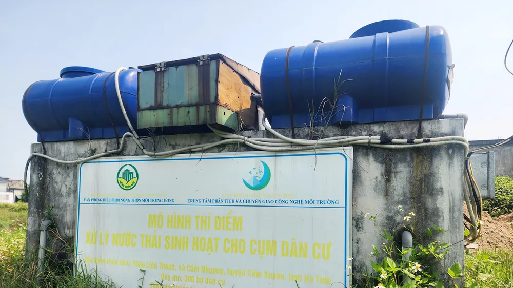 Thí điểm xử lý nước thải sinh hoạt ven biển: Mô hình không hiệu quả