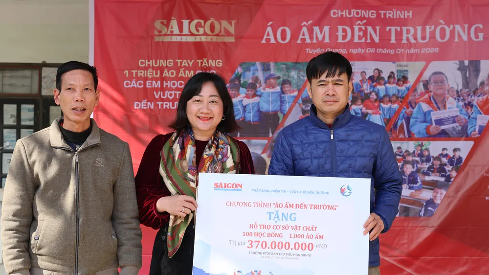 Nghĩa tình giữa Báo SGGP với miền cao Sơn Vĩ