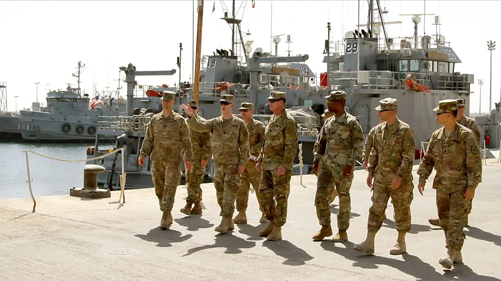 Lực lượng quân đội Mỹ tại Kuwait. Ảnh: ARMY RESERVE