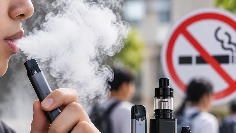 Thuốc lá điện tử không nicotine vẫn cần được kiểm soát. Ảnh minh hoạ