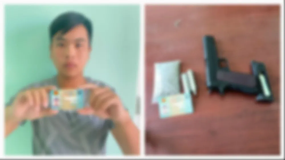 Nam thanh niên tàng trữ súng và gần 600 viên đạn 