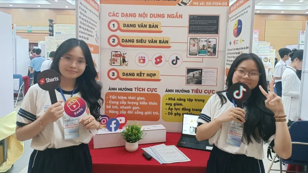 TPHCM: 60 đề tài tham gia vòng tuyển chọn dự án tham gia Cuộc thi khoa học kỹ thuật cấp quốc gia