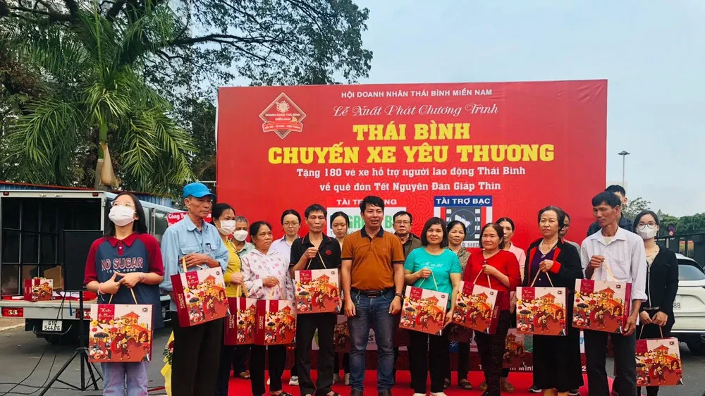 Lễ xuất phát chương trình: Thái Bình – Chuyến xe yêu thương