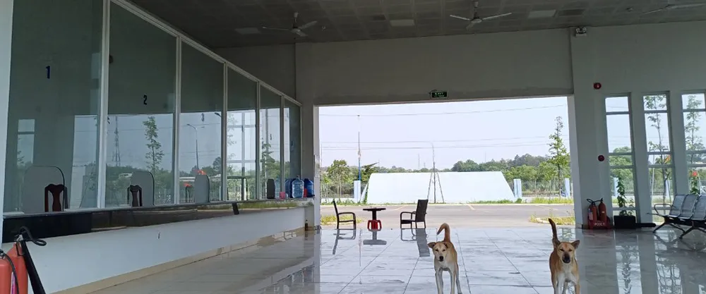 Bến xe khách bỏ hoang