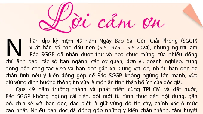 Lời cảm ơn