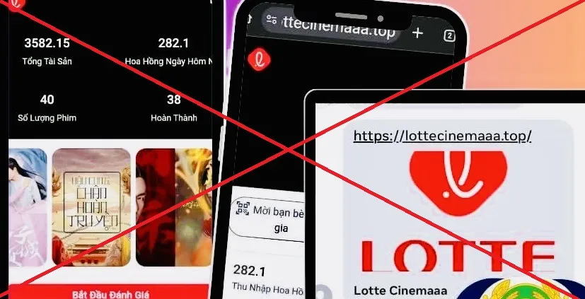 Giả mạo nhân viên Lotte Cinema tuyển người kiếm tiền “hoa hồng”