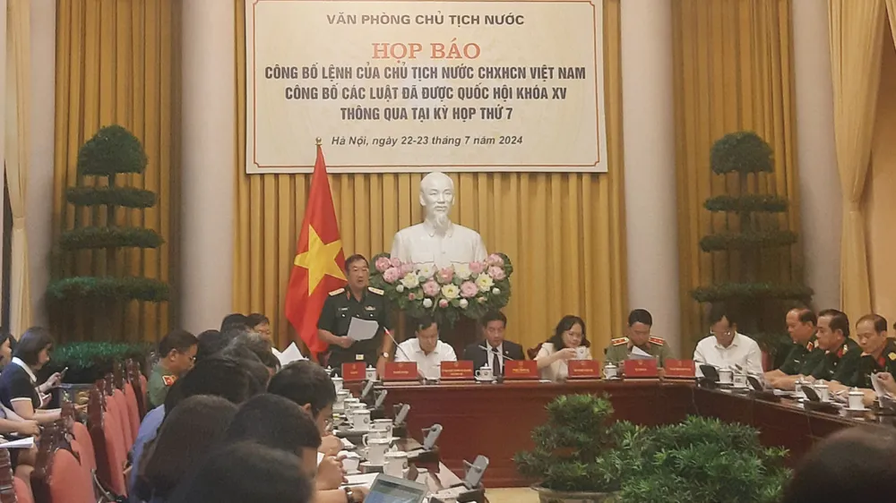 Công bố lệnh của Chủ tịch nước về 6 luật mới được Quốc hội khóa XV thông qua tại kỳ họp thứ 7