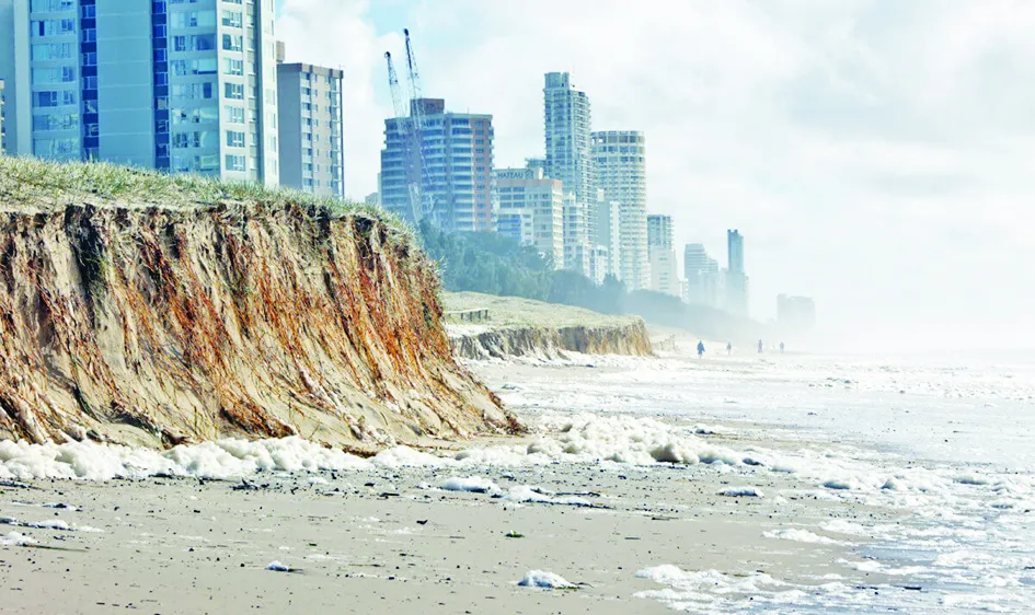 Xói mòn dọc theo bờ biển Gold Coast của Australia