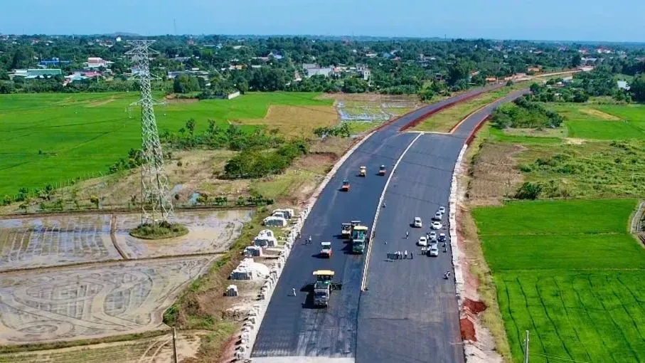 Dự án thành phần 3 đường cao tốc Biên Hoà - Vũng Tàu đang dần thành hình