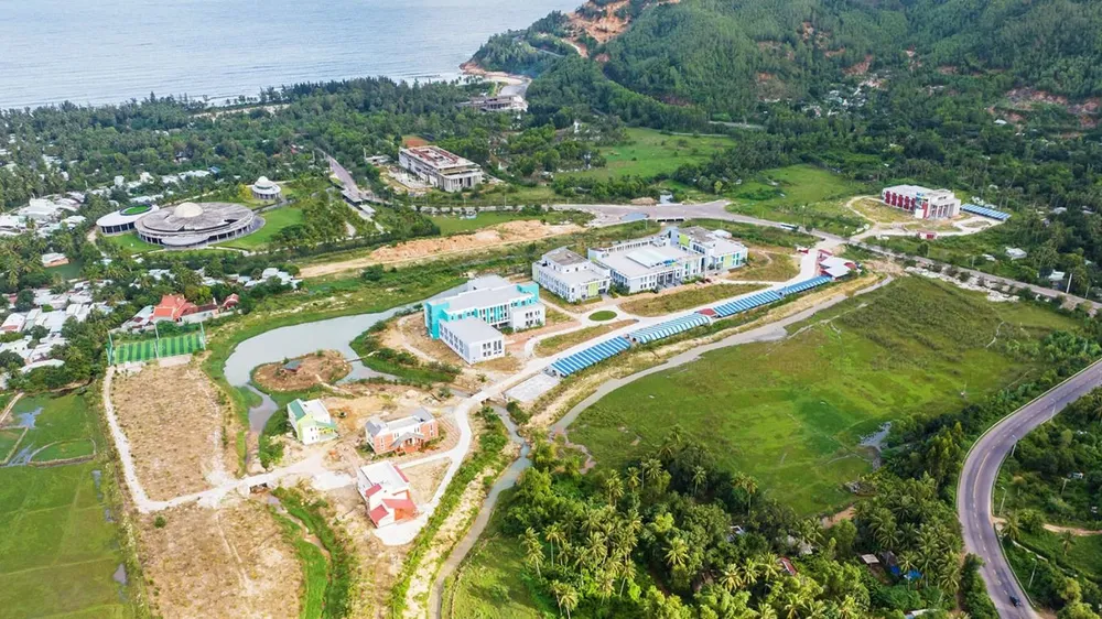 Khu đô thị khoa học và giáo dục Quy Hòa đang là nơi đào tạo và đón hàng ngàn nhà khoa học trong nước và quốc tế mỗi năm. Ảnh: DŨNG NHÂN