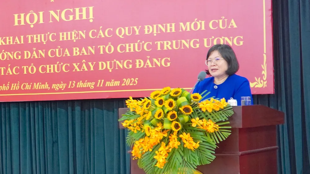 TPHCM quán triệt các quy định mới về công tác tổ chức xây dựng Đảng