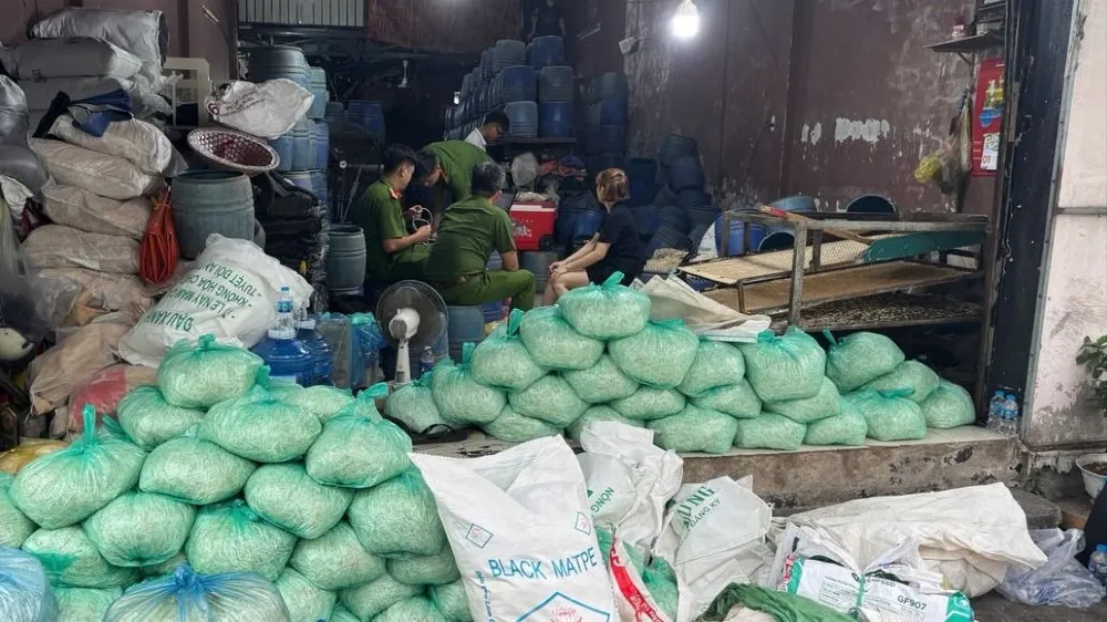 TPHCM: Khởi tố 4 bị can dùng chất cấm để sản xuất giá đỗ