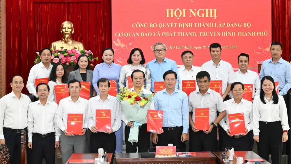 Đồng chí Lê Văn Minh giữ chức Bí thư Đảng ủy Cơ quan Báo và Phát thanh, Truyền hình TPHCM