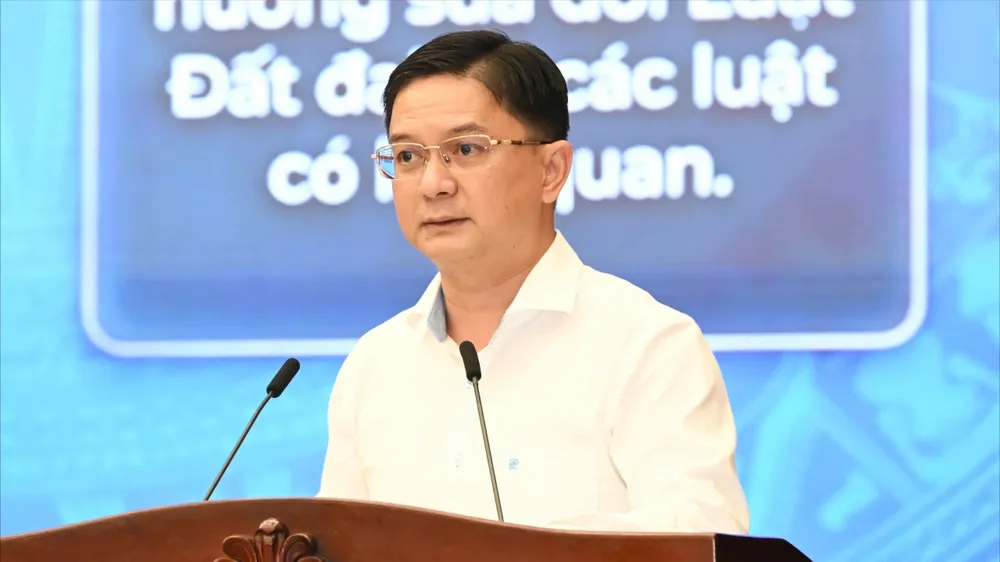 Phó Chủ tịch UBND TPHCM Nguyễn Mạnh Cường: TPHCM xác định 7 mô hình phát triển đến năm 2035