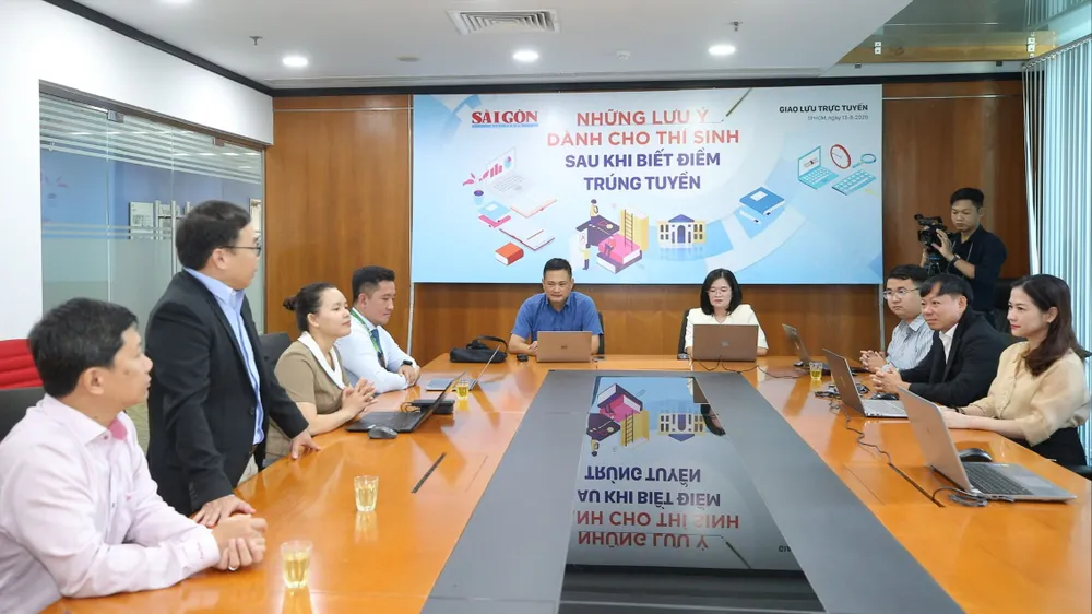 Đang giao lưu trực tuyến: Những lưu ý dành cho thí sinh sau khi biết điểm trúng tuyển