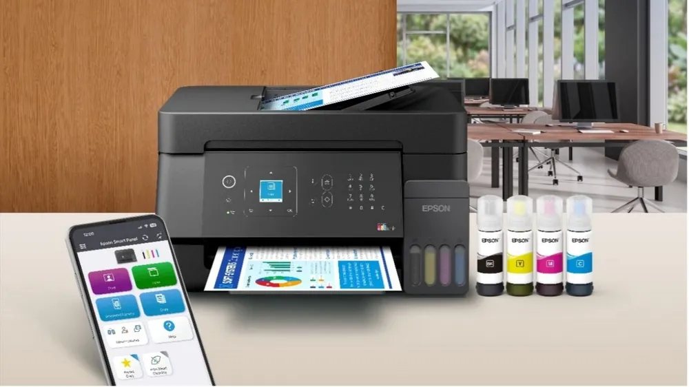 Máy in EcoTank thế hệ mới sở hữu thiết kế nhỏ gọn