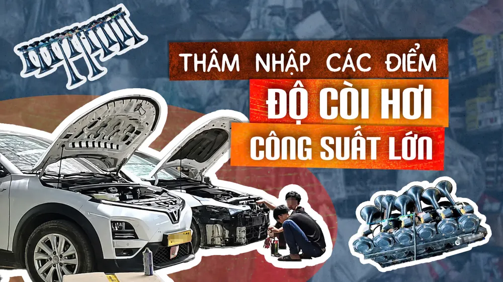 Thâm nhập các điểm độ còi hơi công suất lớn