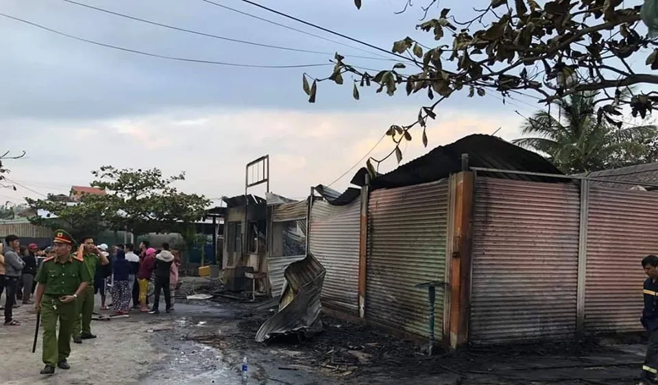 Cháy lớn tại biển An Bàng, Hội An