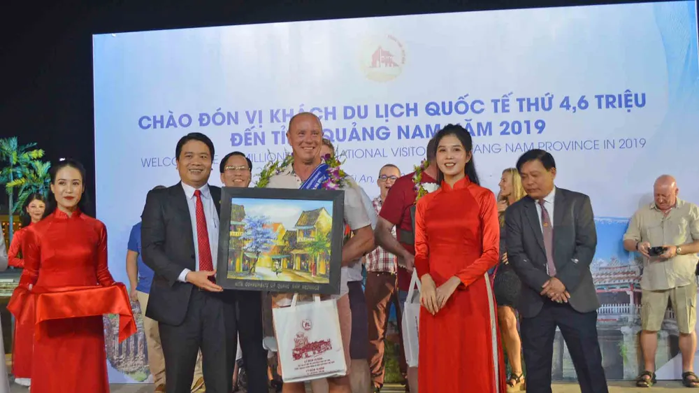 Quảng Nam đón vị khách quốc tế thứ 4,6 triệu 