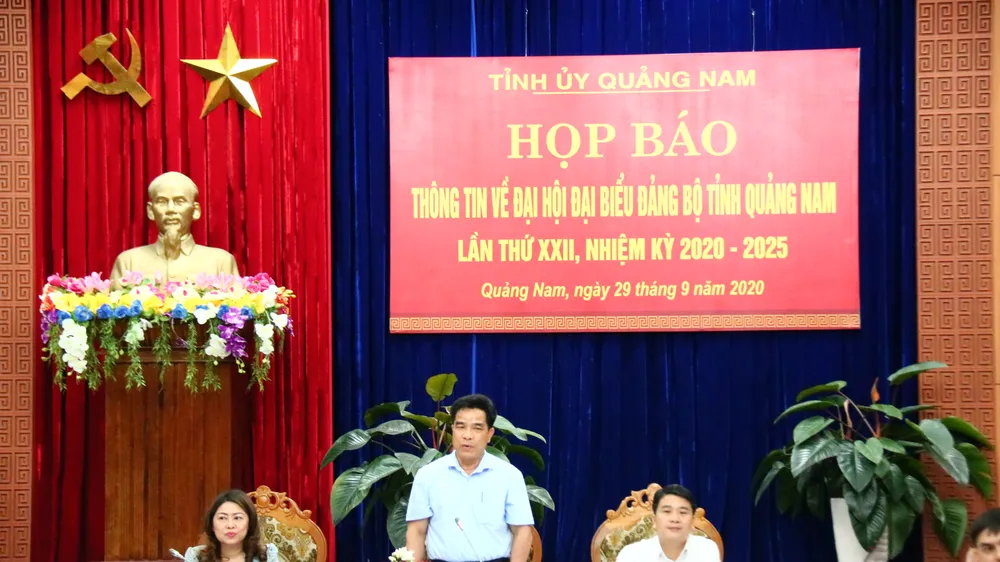 Hơn 400 đại biểu tham dự Đại hội đại biểu Đảng bộ tỉnh Quảng Nam lần thứ XXII