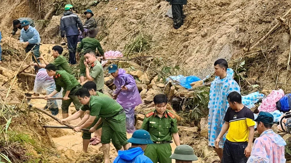 Tìm thấy thi thể mất tích trong vụ sạt lở tại Bắc Trà My