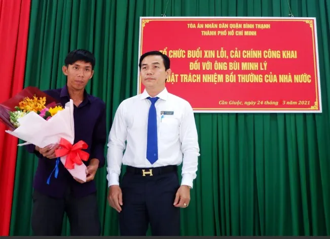 Công khai xin lỗi công dân bị oan sai hơn 28 tháng tại Long An