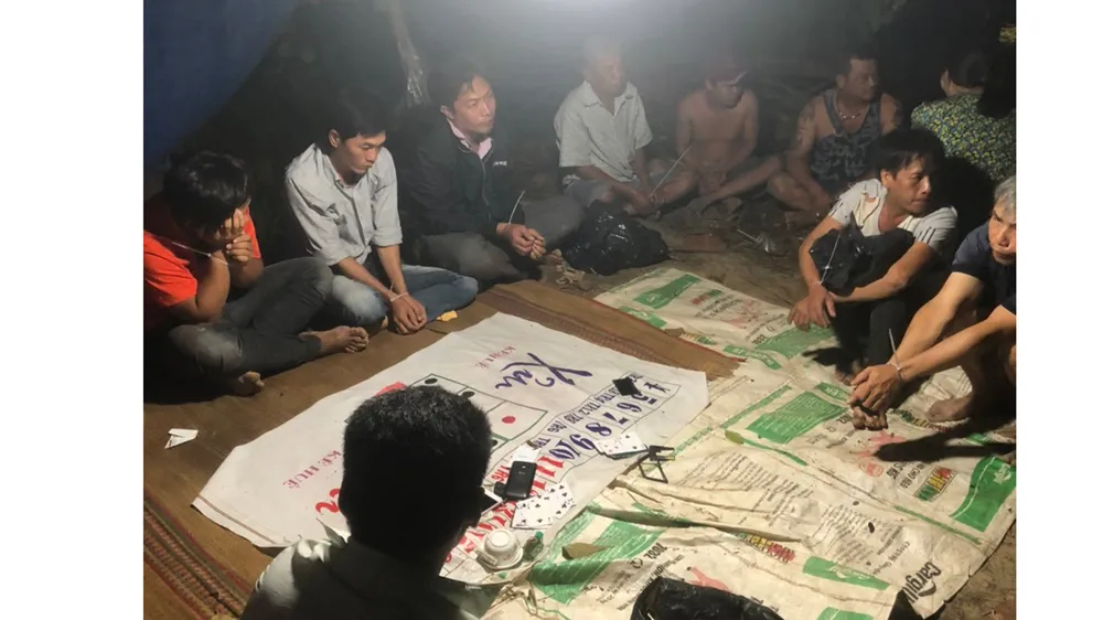 Triệt phá nhiều tụ điểm cờ bạc tại Tiền Giang