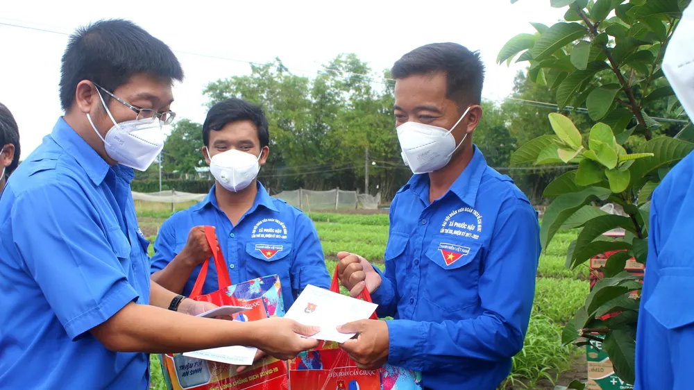 Tỉnh đoàn Long An khen thưởng các thanh niên tiêu biểu trong phòng chống dịch