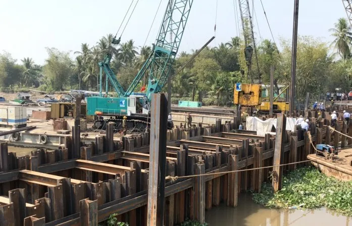 Tiền Giang khởi công xây dựng đập thép ngăn mặn, trữ ngọt trên kênh Nguyễn Tấn Thành