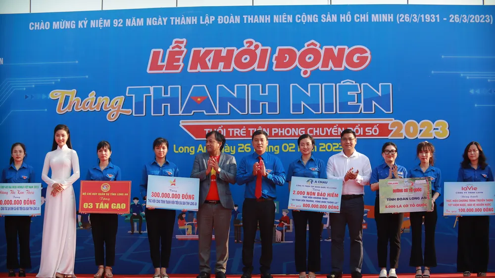 Long An huy động tài trợ trong Tháng Thanh niên hơn 3 tỷ đồng