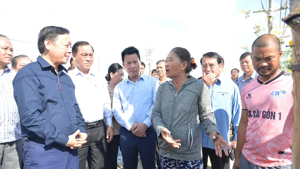 Phó Thủ tướng Trần Hồng Hà: Cơ cấu lại cây trồng, vật nuôi để thích ứng với hạn mặn
