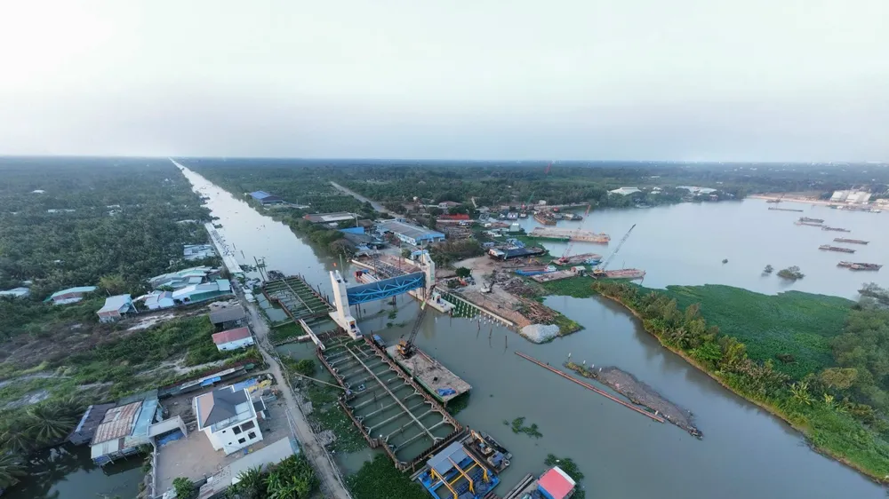 Đưa vào hoạt động cống âu lớn thứ 2 vùng ĐBSCL