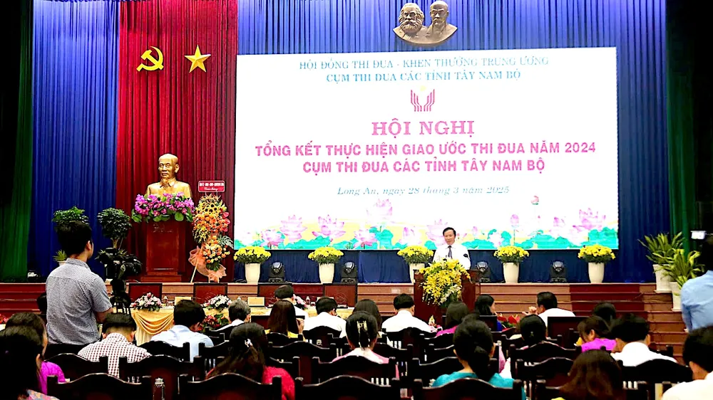 Long An đạt điểm cao nhất Cụm thi đua các tỉnh Tây Nam bộ