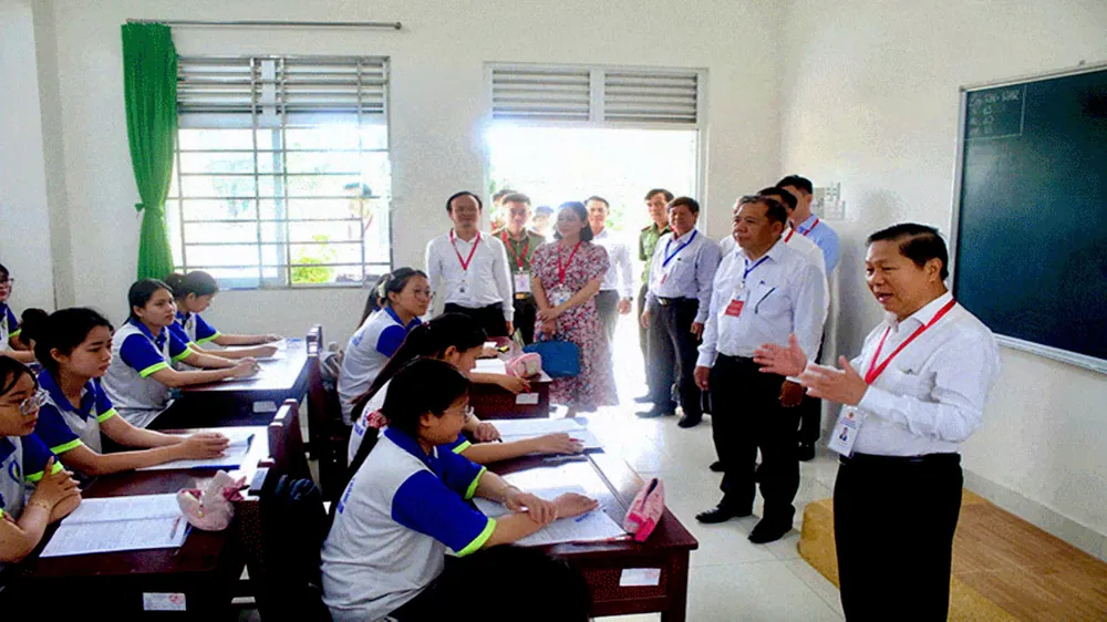 Tiền Giang có gần 17.000 thí sinh dự thi tốt nghiệp THPT năm 2025