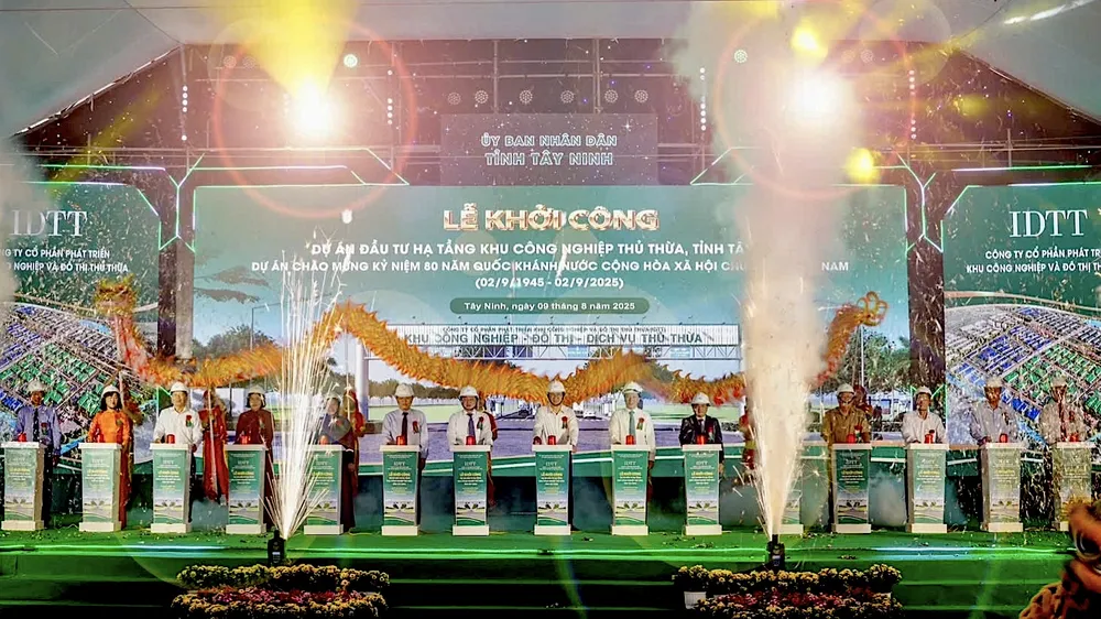 Khởi công dự án khu công nghiệp có vốn đầu tư gần 3.000 tỷ đồng tại Tây Ninh
