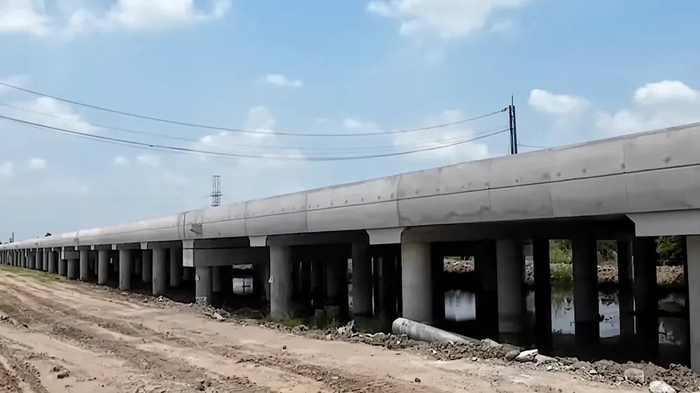 Dự án thành phần 1 Cao tốc Cao Lãnh - An Hữu hoàn thành hơn 67%