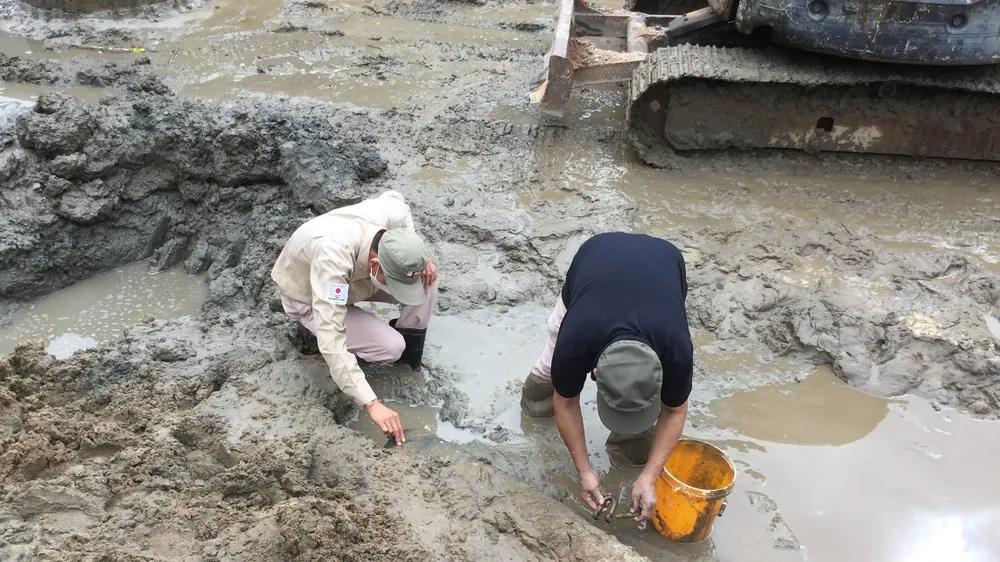 Phát lộ quả bom 230kg khi đào móng xây tòa nhà 27 tầng