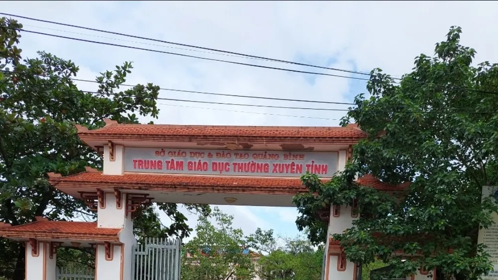 Trung tâm GDTX tỉnh Quảng Bình nơi thủ quỹ tham ô 6,4 tỷ đồng