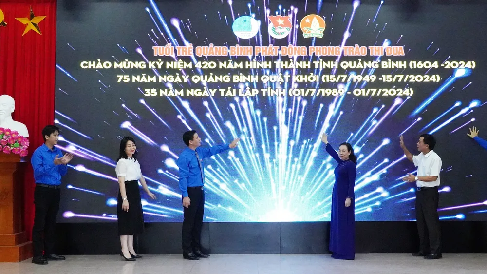  Phát động phong trào thi đua chào mừng Kỷ niệm 420 năm hình thành tỉnh Quảng Bình, 75 năm ngày Quảng Bình quật khởi (15/7/1949 -15/7/2024) và 35 năm ngày tái lập tỉnh 