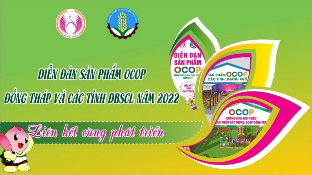 Diễn đàn OCOP Đồng Tháp và ĐBSCL thu hút 350 gian hàng tham gia